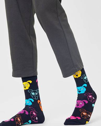 Ponožky Happy Socks pánske, čierna farba