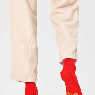 Ponožky Happy Socks pánske, červená farba
