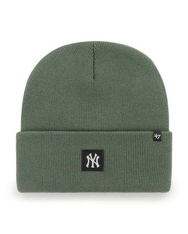 Čiapka 47brand Mlb New York Yankees zelená farba,
