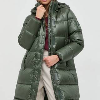 Páperová bunda Armani Exchange dámska, zelená farba, zimná,