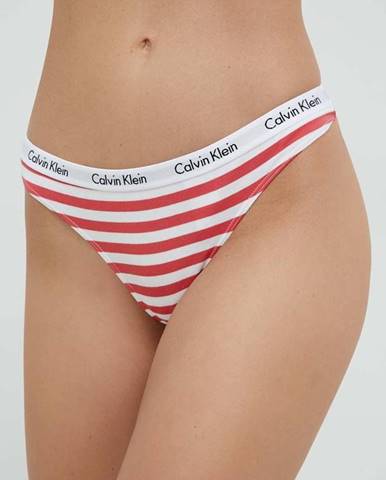 Tangá Calvin Klein Underwear červená farba,