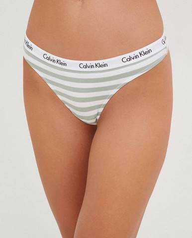 Tangá Calvin Klein Underwear tyrkysová farba,