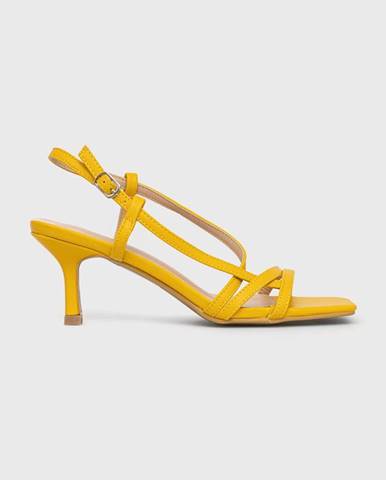 Sandále Answear Lab žltá farba