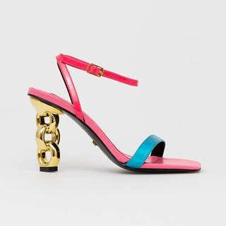 Kožené sandále Kat Maconie Riri ružová farba