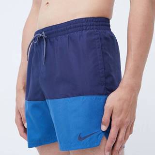 Plavkové šortky Nike Split tmavomodrá farba