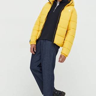 Bunda Superdry pánska, žltá farba, zimná,