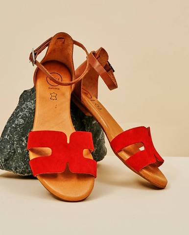 Sandále Červená