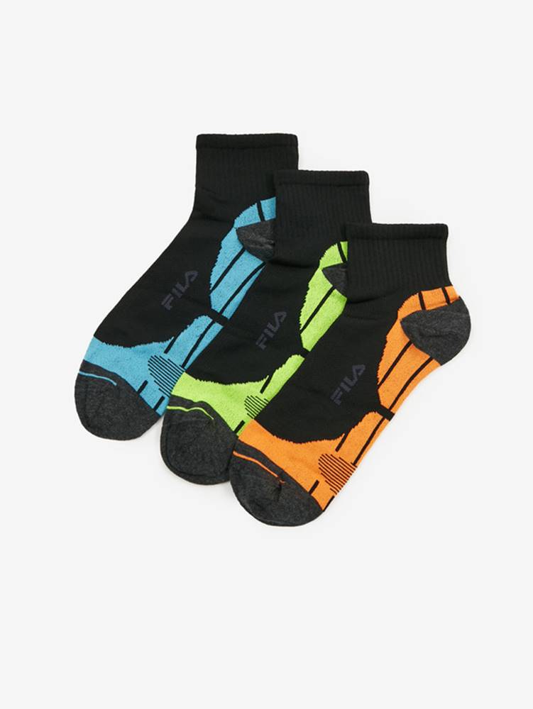 Ponožky 3 páry Čierna
