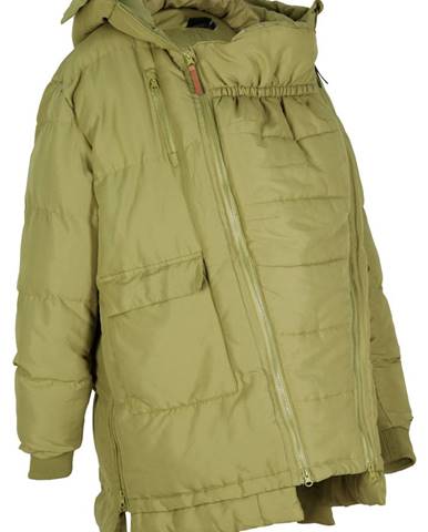 Materská zimná bunda s kapucňou z recyklovaného polyesteru/na nosenie