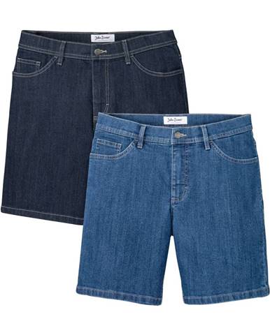 Strečové džínsové šortky, Regular Fit (2 ks)