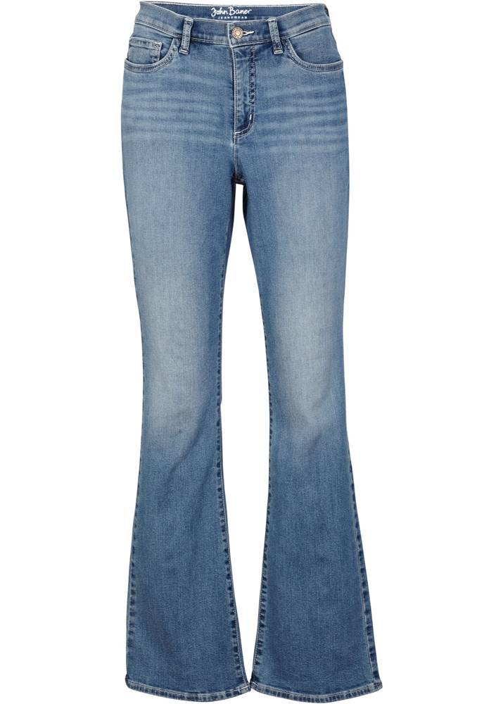 Strečové džínsy z bio bavlny, Bootcut