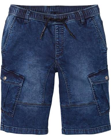 Teplákové džínsové bermudy, Regular Fit