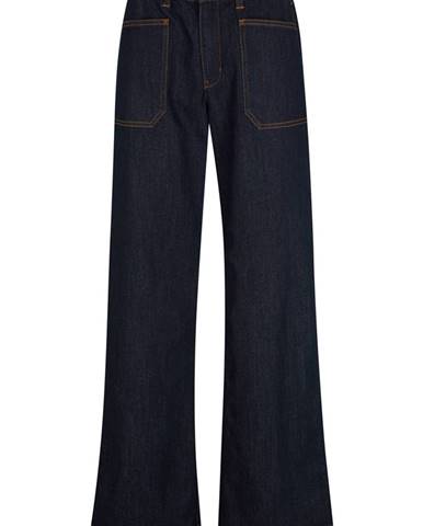 Strečové džínsy, široké
