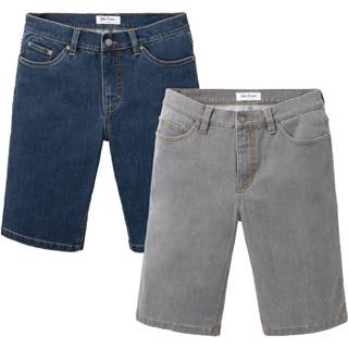 Strečové džínsové bermudy s komfortným strihom, Regular (2 ks)