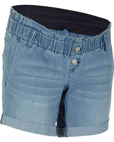 Materské džínsové šortky Paperbag