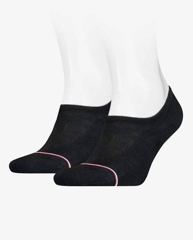 Sada dvou párů pánských ponožek v černé barvě
