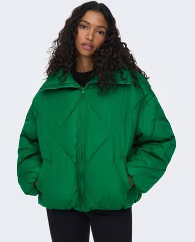 Zelená dámska zimná oversize bunda  Tamara