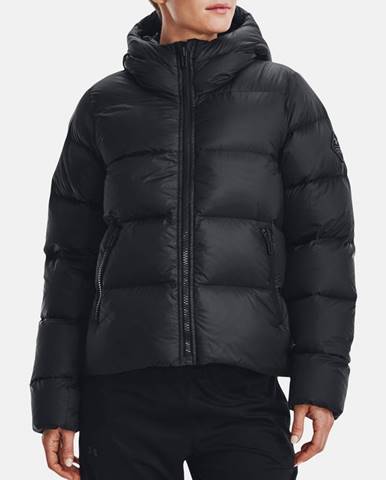 Čierna dámska zimná páperová bunda  UA CGI Down Jkt