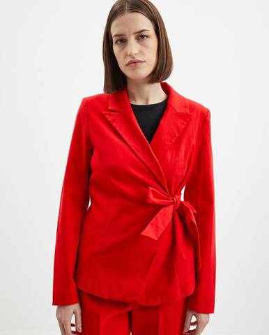Červené dámske sako