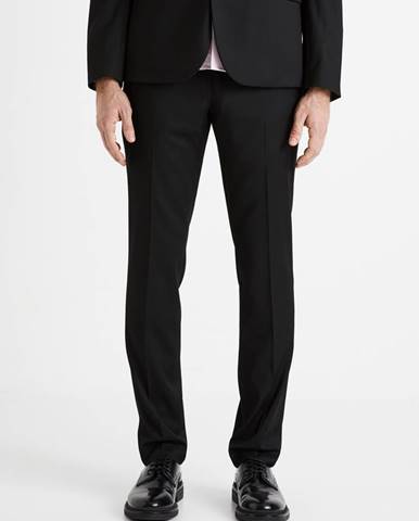 Čierne pánske oblekové nohavice  Doarmure