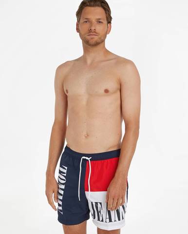 Plavky pre mužov  - tmavomodrá, červená, biela