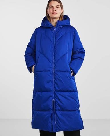 Modrý dámsky prešívaný kabát  Irima