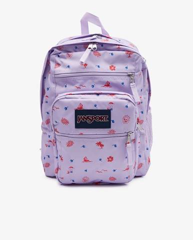 Svetlo fialový dámsky vzorovaný batoh  Big Student