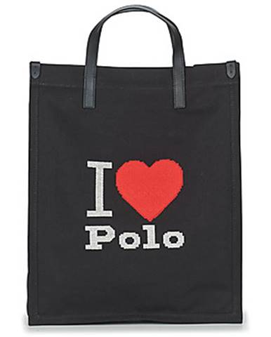 Veľká nákupná taška/Nákupná taška Polo Ralph Lauren  I HRT POLO CVS/LTHR