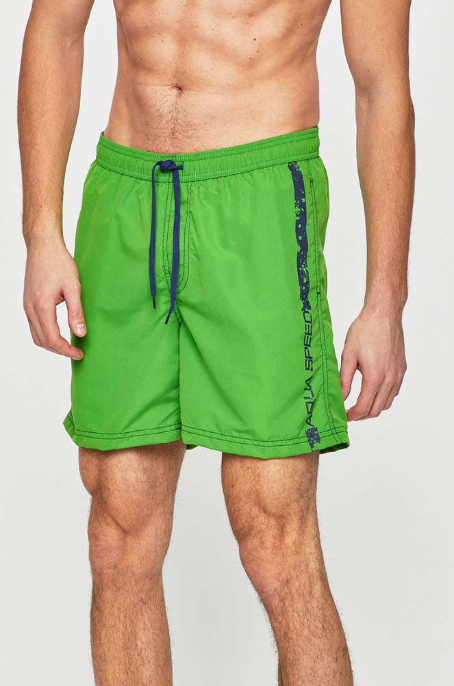 Plavkové šortky Aqua Speed zelená farba