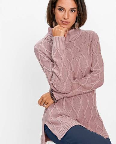 Osmičkový pletený pulóver