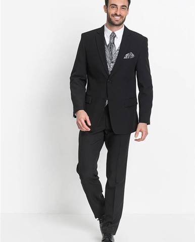 5-dielny oblek: sako, nohavice, vesta, kravata, vreckovka