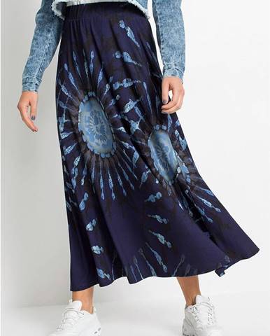 Úpletová sukňa, batikovaná